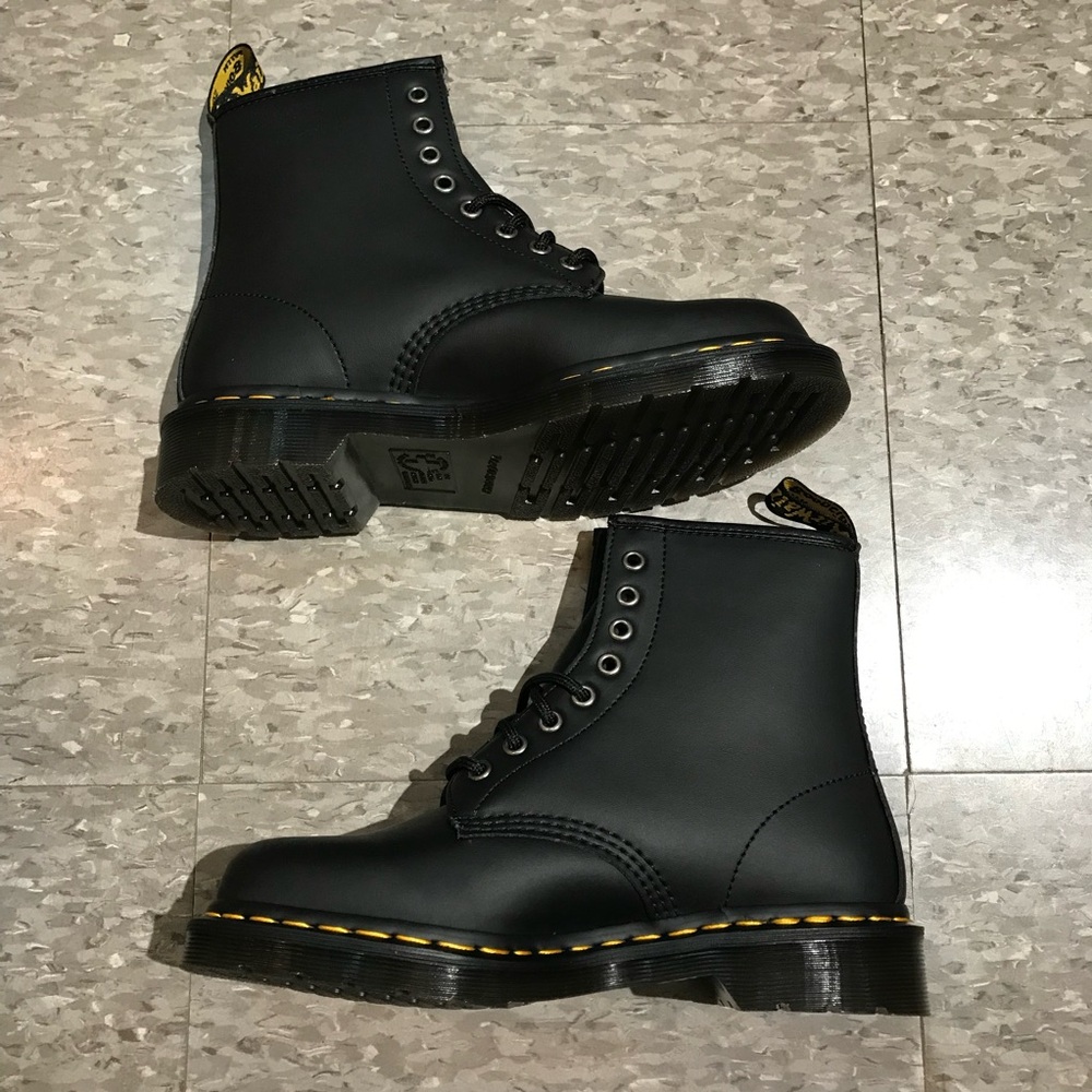 [BNIB] Dr Martens Original 1460 Vonda Black Genix Nappa Lace Up Boots US 7 US 8 - Picture 5 of 16